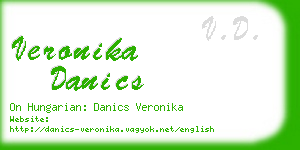 veronika danics business card